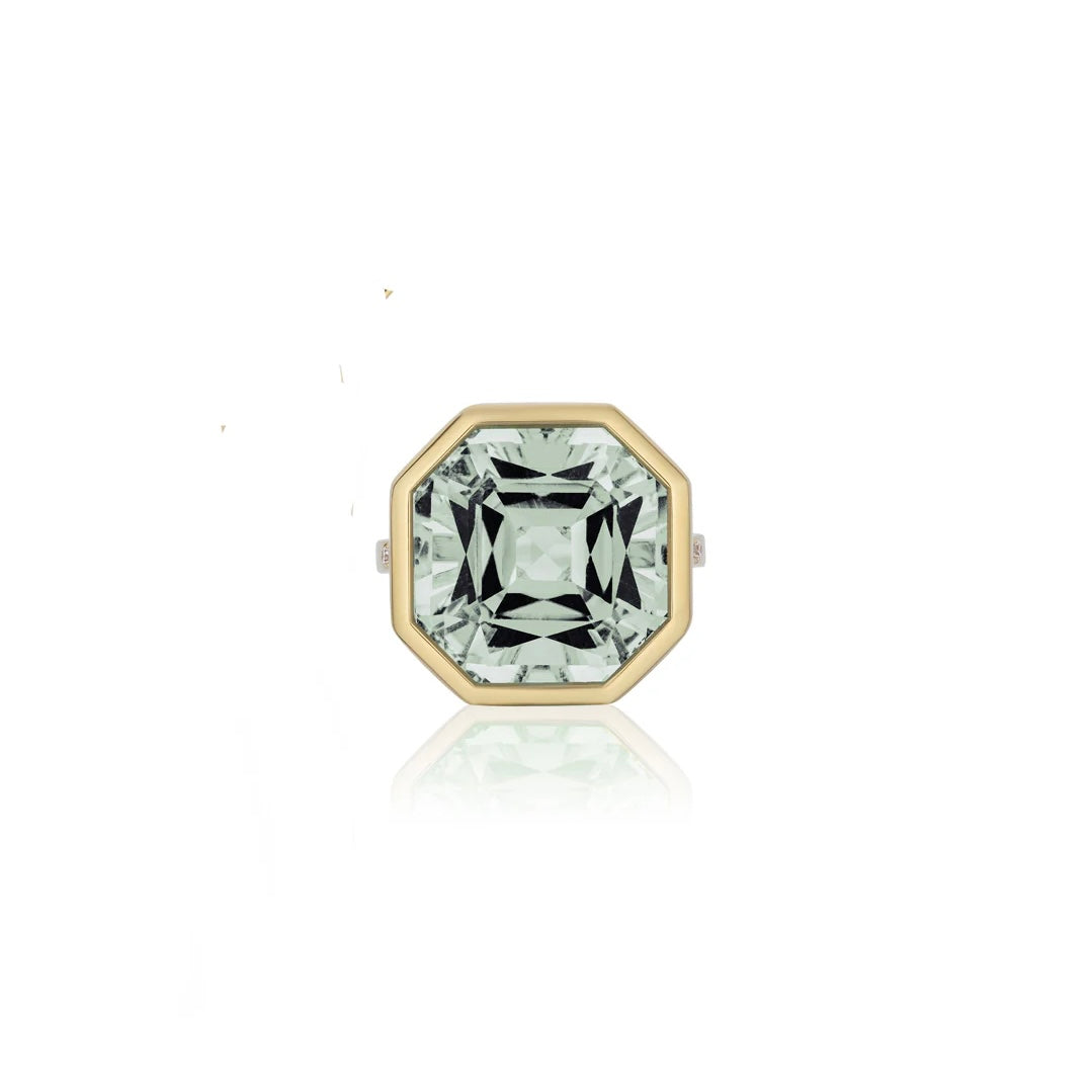 Gossip Gemstone Octagon Statement Ring