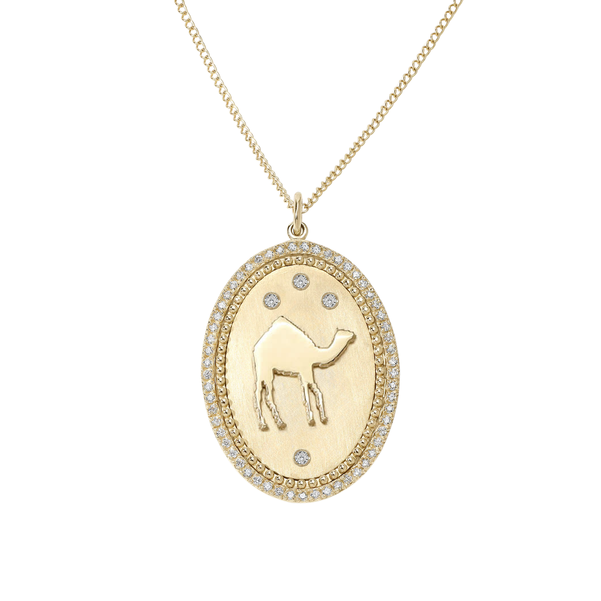 Large Diamond Halo Character Charm
