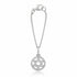 Diamond Star of David Watch Charm Bracelet