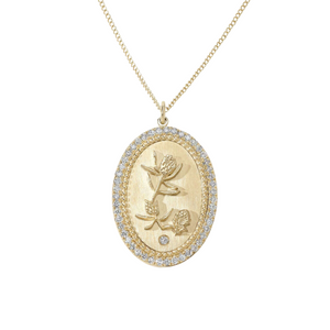Medium Diamond Halo Character Charm