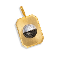 Satin Gold & Gemstone Emoji Icon Charm Pendant