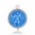 Diamond & Enamel St. Christopher Charm Pendant