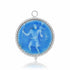 Diamond & Enamel St. Christopher Charm Pendant