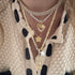 Mother of Pearl or Turquoise & Diamond Star Charm