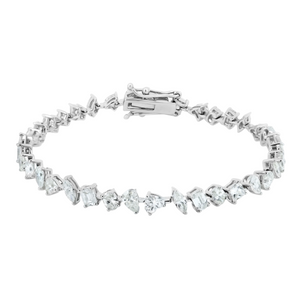 Miss Diamond Shapes Tennis Bracelet