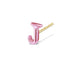 Single Letter Helium Stud Earring