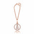 Diamond Initial Watch Charm Bracelet