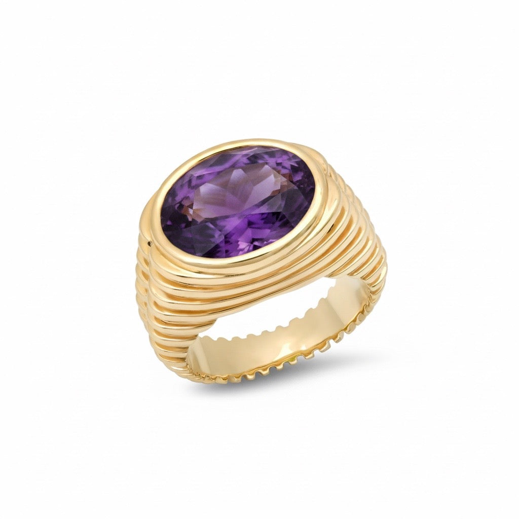 Fluted Duo Ring