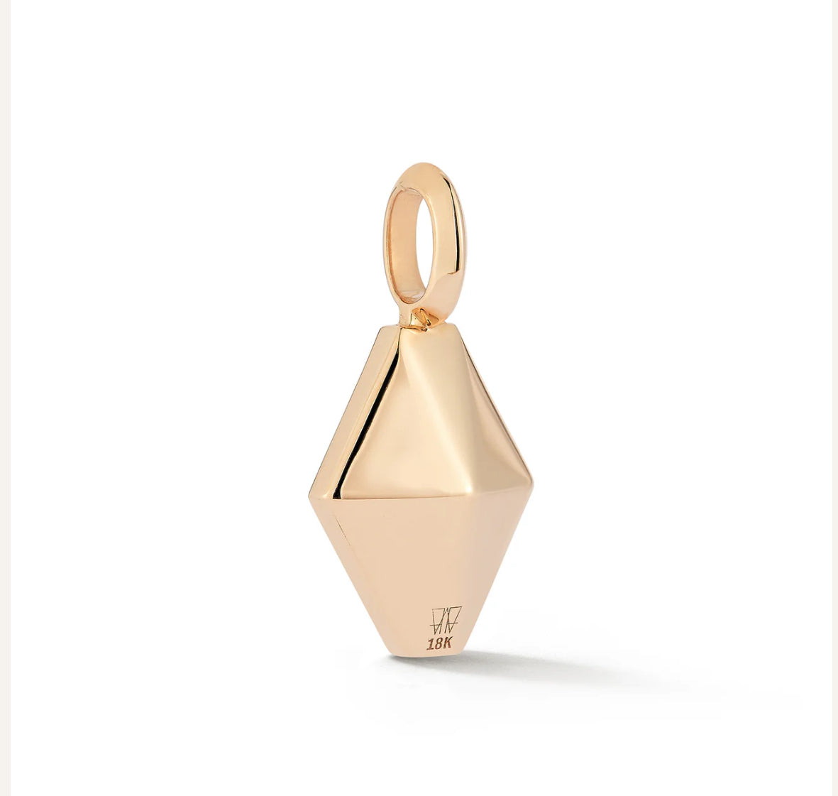 Dora Black Spinel Origami Charm