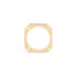 Spark Side Stone Etched Ring