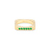 Spark Side Stone Etched Ring