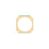 Spark Side Stone Etched Ring