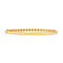 Classic Bezel Set Pearl Bangle