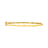 Classic Ombre Sapphires & Diamond Baguette Bangle Bracelet