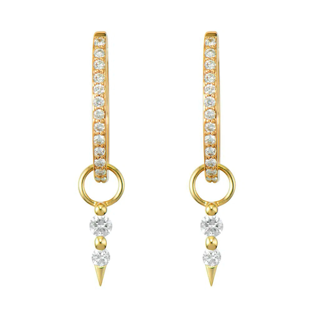 Sari Diamond Dagger Earring Charm
