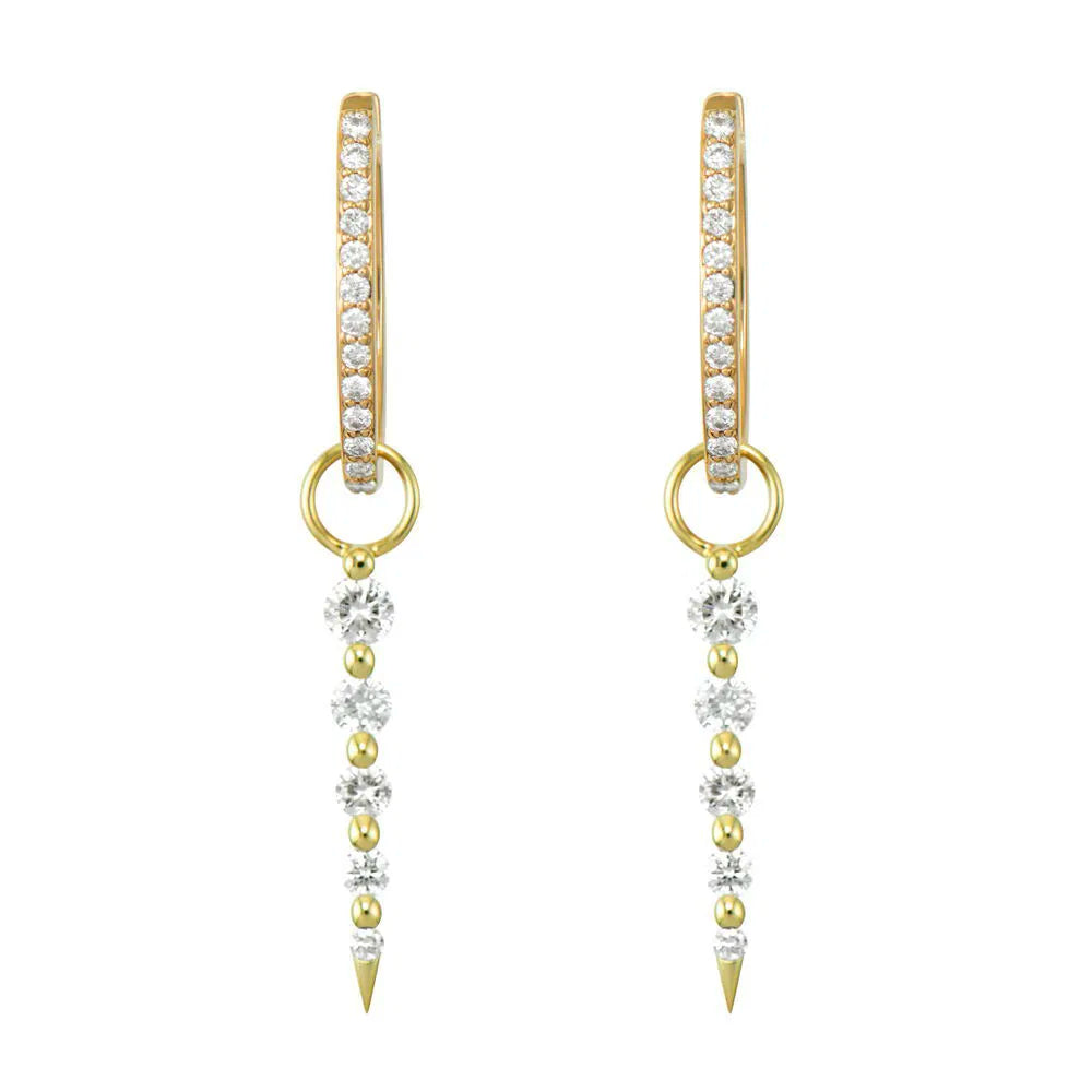 Sari Diamond Dagger Earring Charm