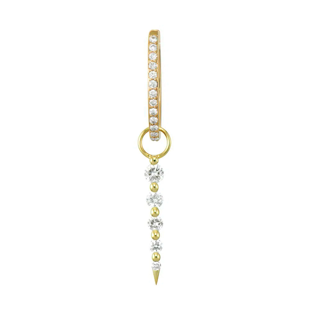 Sari Diamond Dagger Earring Charm
