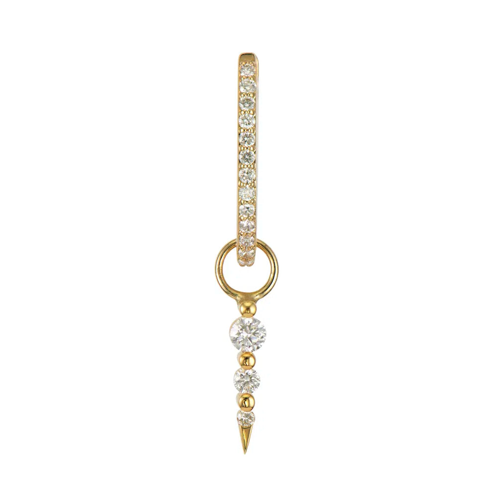 Sari Diamond Dagger Earring Charm