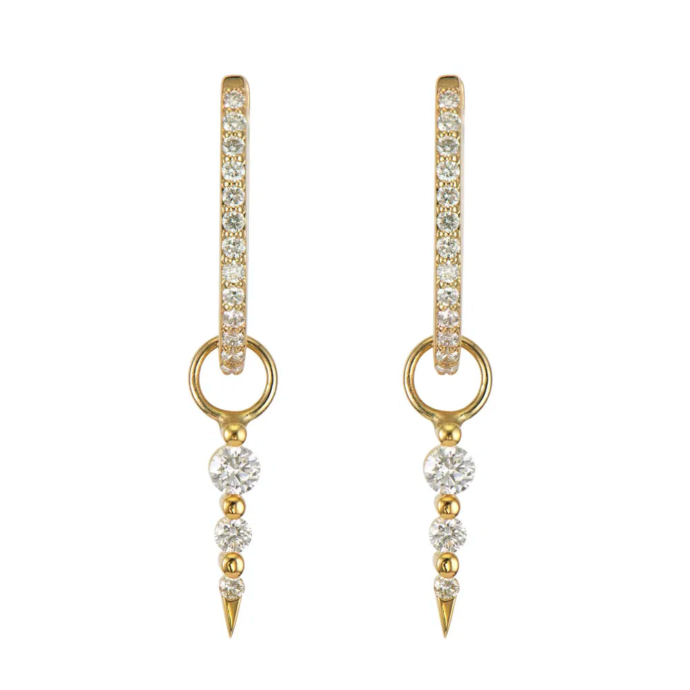 Sari Diamond Dagger Earring Charm