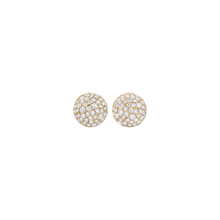 Stellar Pavé Lab Grown Diamond Half Dome Stud Earrings