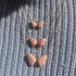 Medium Hand Carved Gemstone Butterfly Necklace