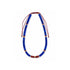 Jade, Rainbow Jade, & Diamond Heishi Adjustable Beaded Necklace with Gold Beads