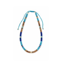 Picture jasper, Turquoise, & Jade Adjustable Beaded Necklace with Gold Beads