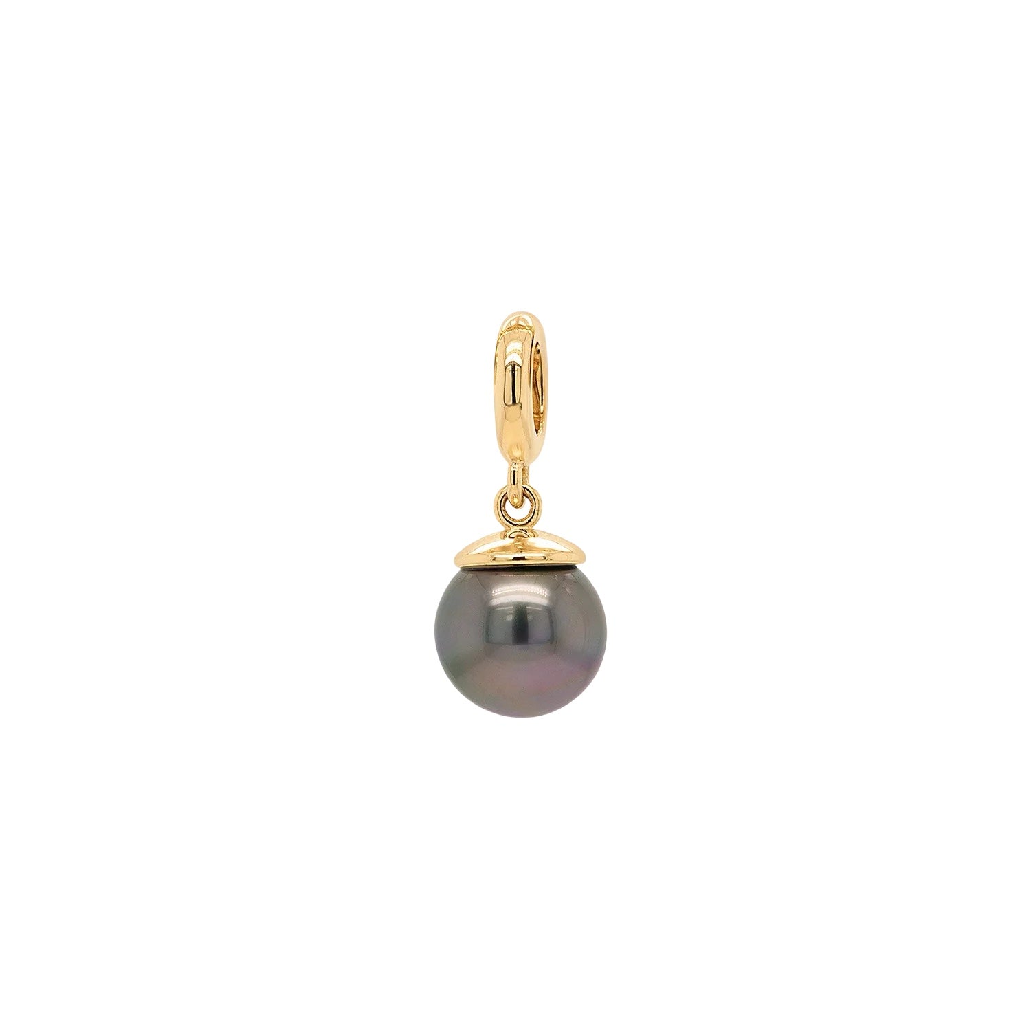 Grey Pearl Orb Charm