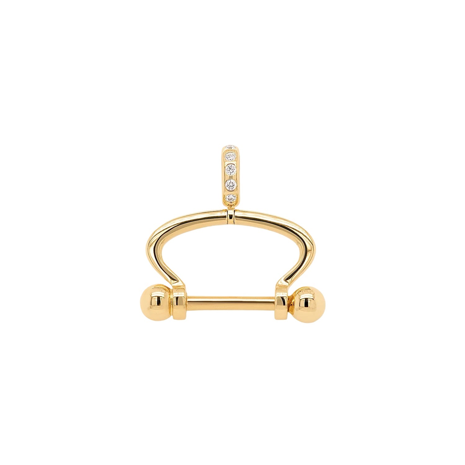 Small Charm Keeper with Diamonds