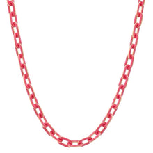 The Micro Minnie Enamel Chain Necklace