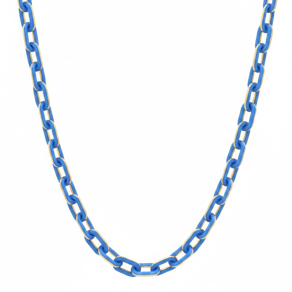 The Micro Minnie Enamel Chain Necklace