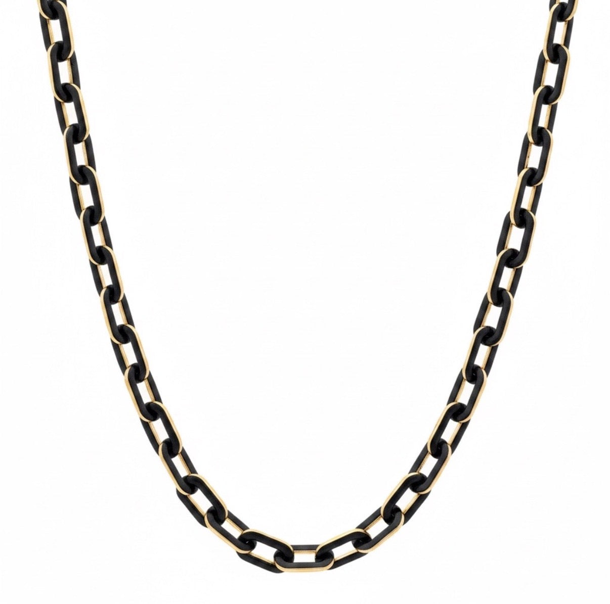 The Micro Minnie Enamel Chain Necklace