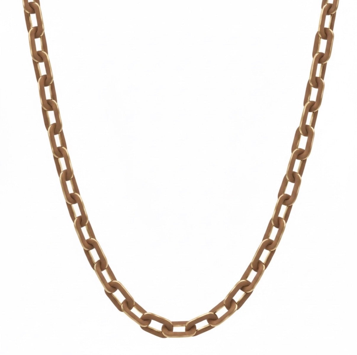 The Micro Minnie Enamel Chain Necklace