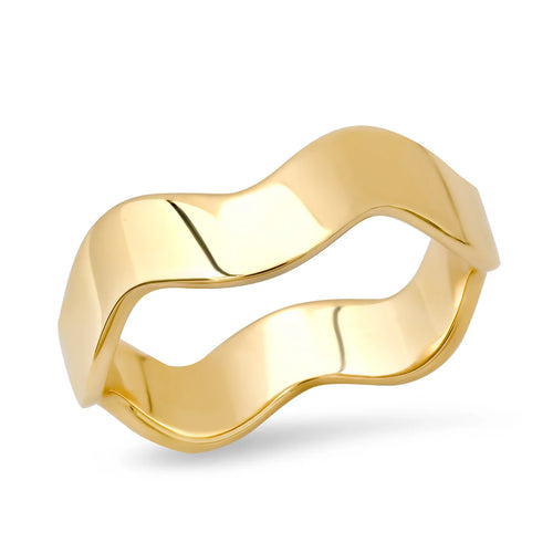 Gold Form Band Ring