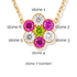 Family Blooms Pendant Flower Necklace