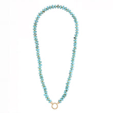 Turquoise Calla Beaded Necklace