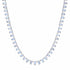 Pear Shaped Moonstone Tennis Necklace