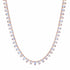 Pear Shaped Moonstone Tennis Necklace