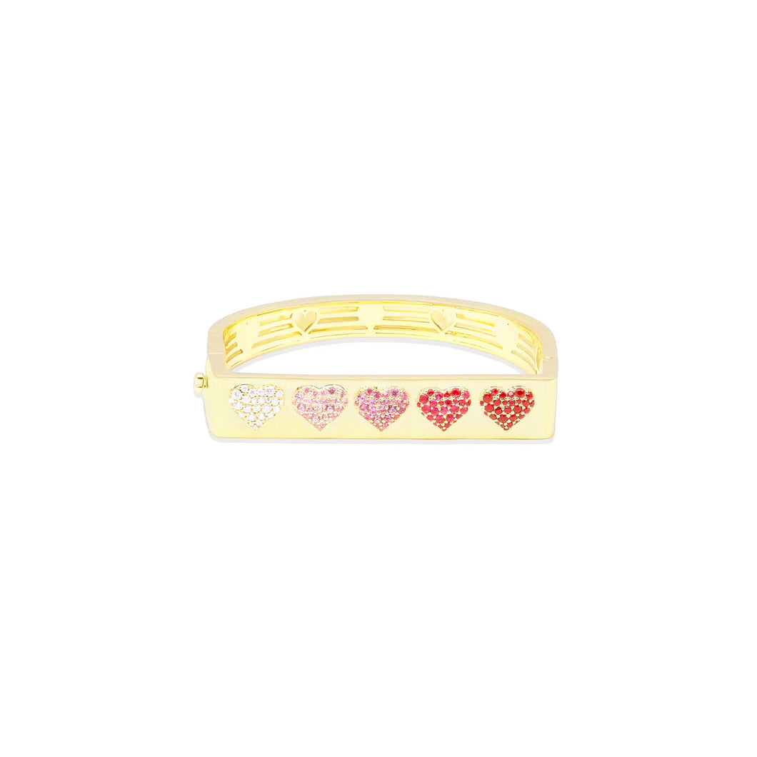 Juju Hearts Bangle Bracelet