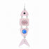 Segmented Gemstone Inlay Fish Charms