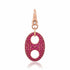 Pave Ruby Red Mariner Puff Charm