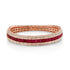 Pave Diamond & Gemstone Scales Stretch Bracelet