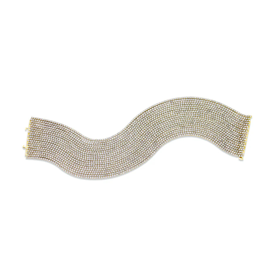 Twenty Diamond Thread Stacks Bracelet