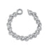 Diamond Pave Infinity Link Bracelet