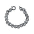 Diamond Pave Infinity Link Bracelet