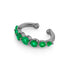 Gemstone or Diamond Gradual Round Ear Cuff