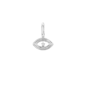 Groovy Mini Diamond Evil Eye Charm