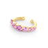 Gemstone or Diamond Gradual Round Ear Cuff