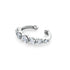 Gemstone or Diamond Gradual Round Ear Cuff