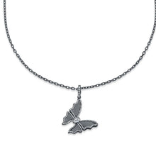 Diamond Butterfly Pendant Necklace